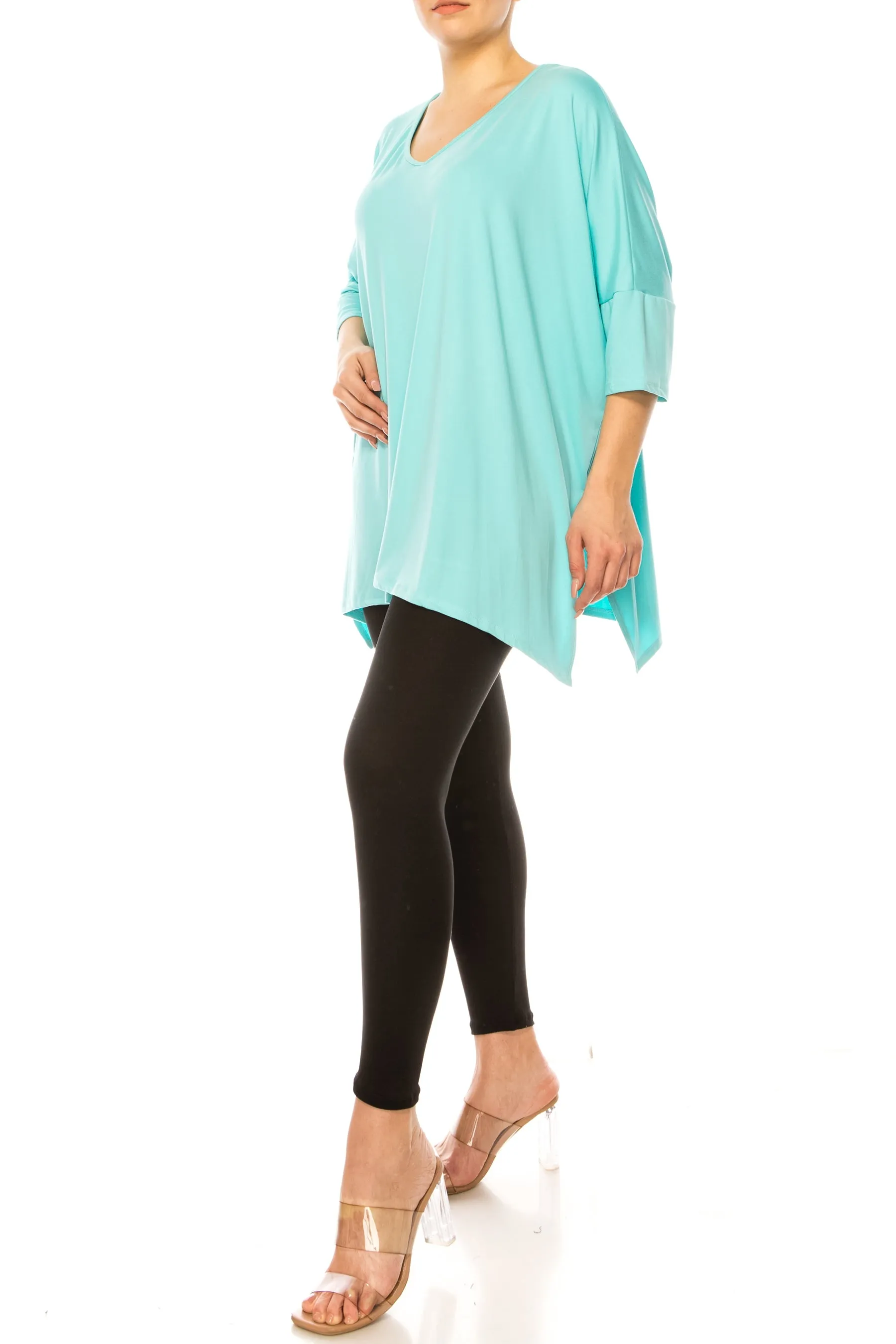 2-Piece Lounge Set Buttery Soft Tunic and Black Leggings SET876 $16Each