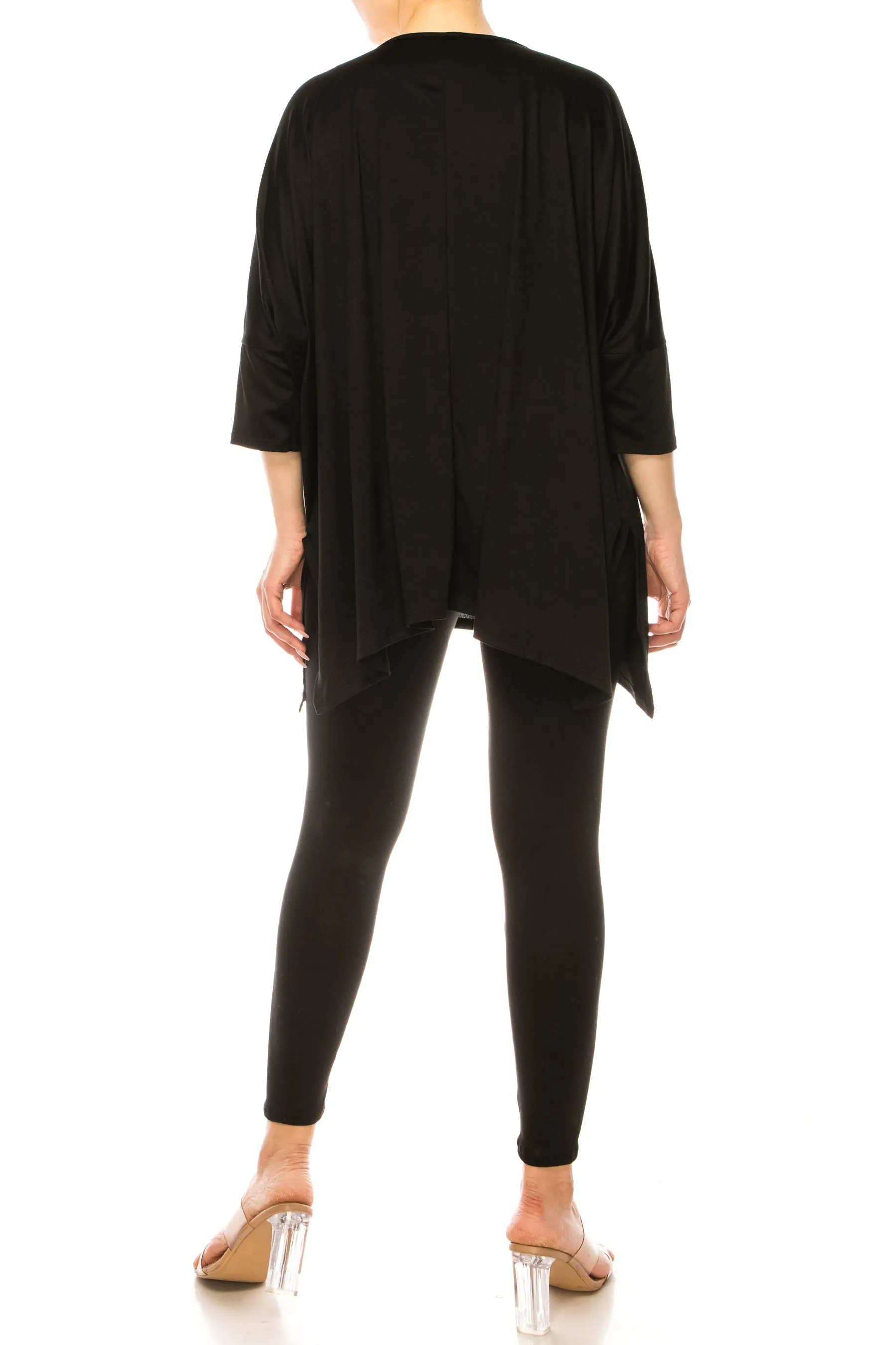 2-Piece Lounge Set Buttery Soft Tunic and Black Leggings SET876 $16Each