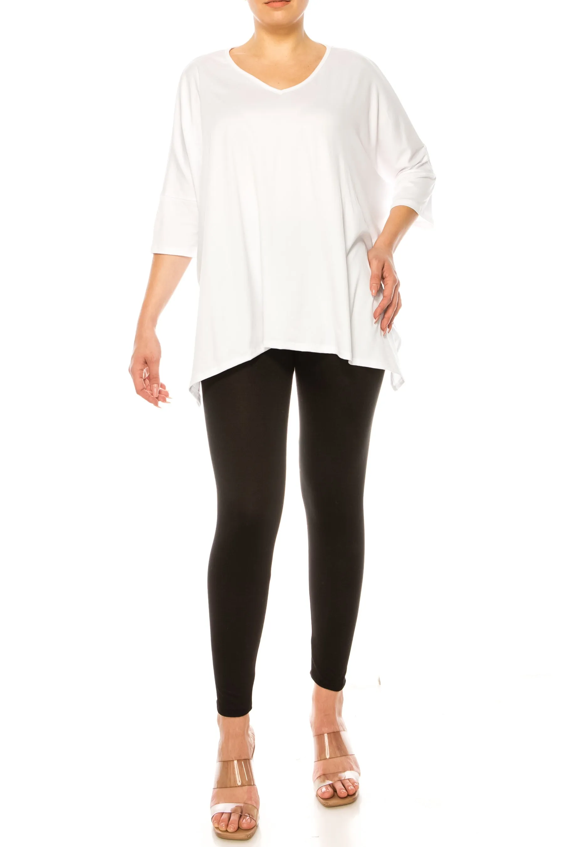 2-Piece Lounge Set Buttery Soft Tunic and Black Leggings SET876 $16Each