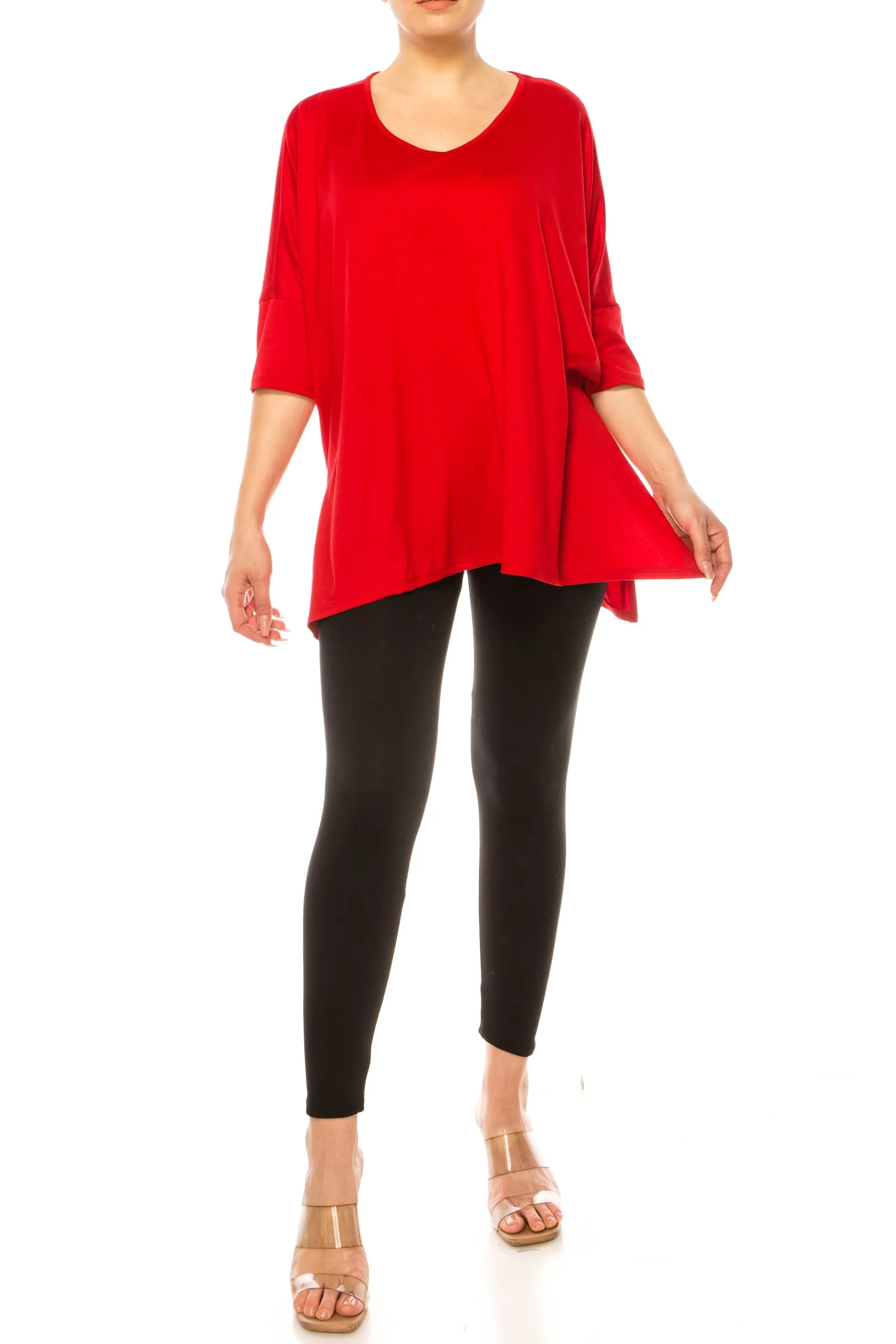 2-Piece Lounge Set Buttery Soft Tunic and Black Leggings SET876 $16Each