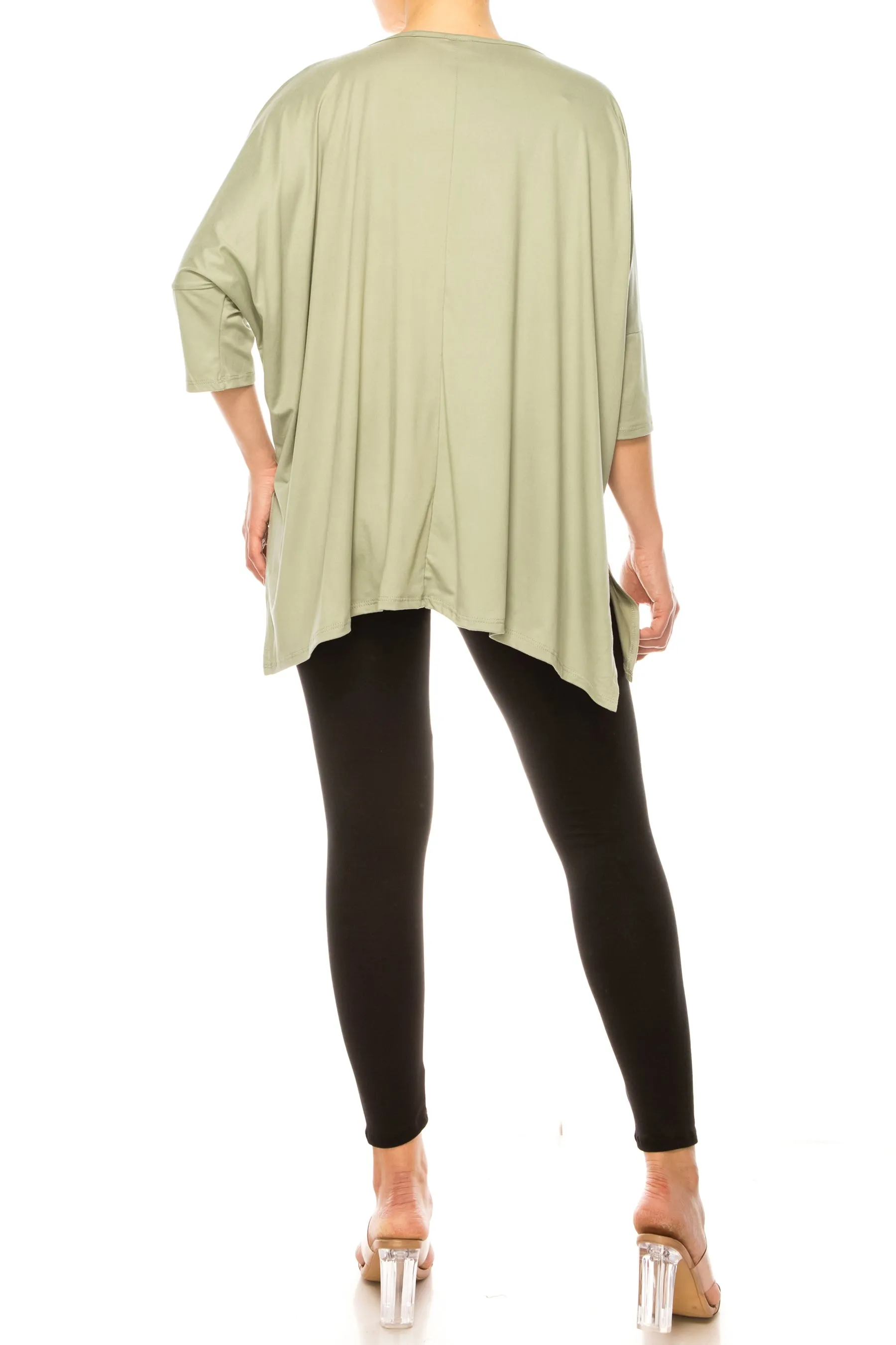 2-Piece Lounge Set Buttery Soft Tunic and Black Leggings SET876 $16Each