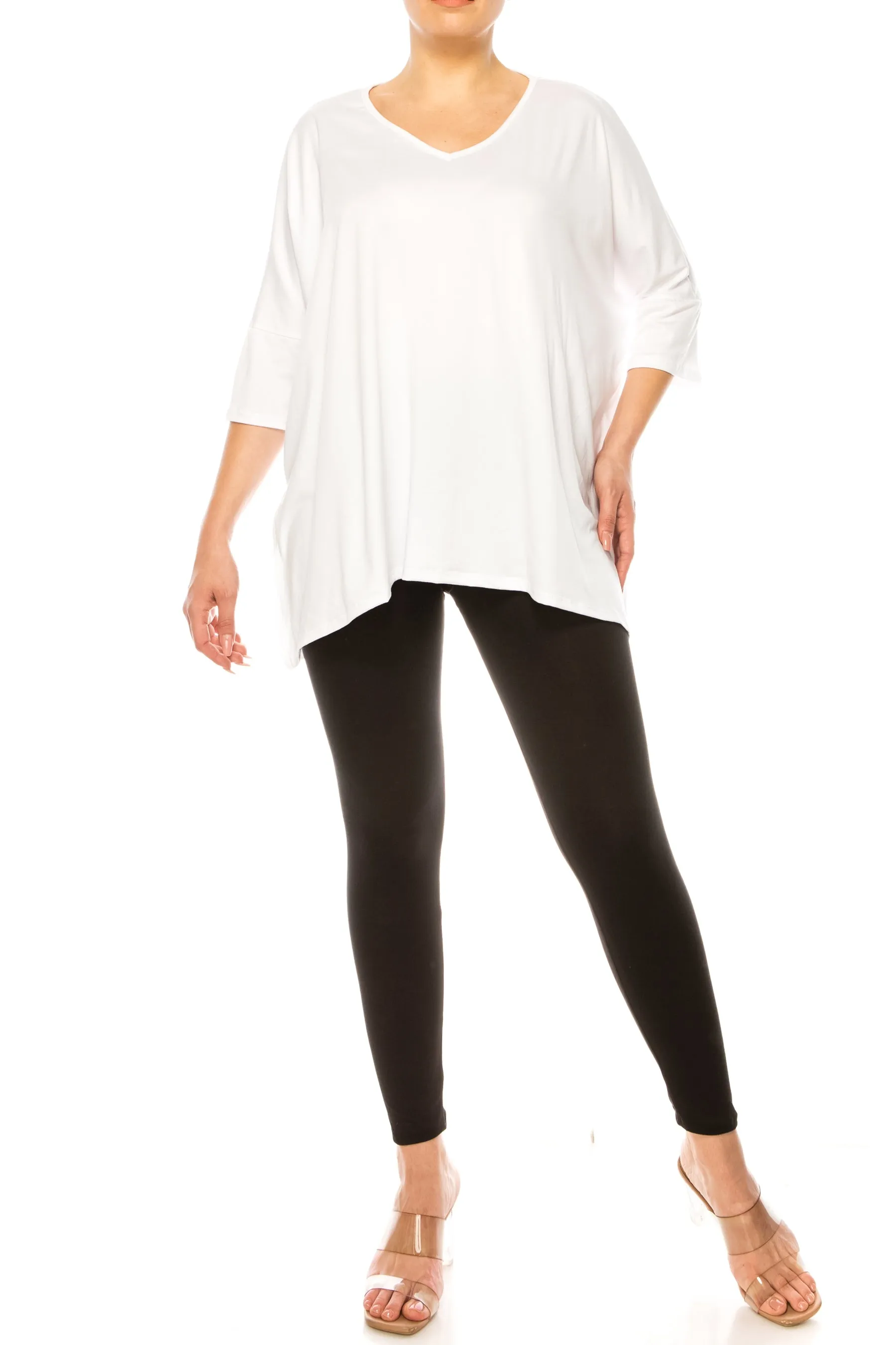 2-Piece Lounge Set Buttery Soft Tunic and Black Leggings SET876 $16Each