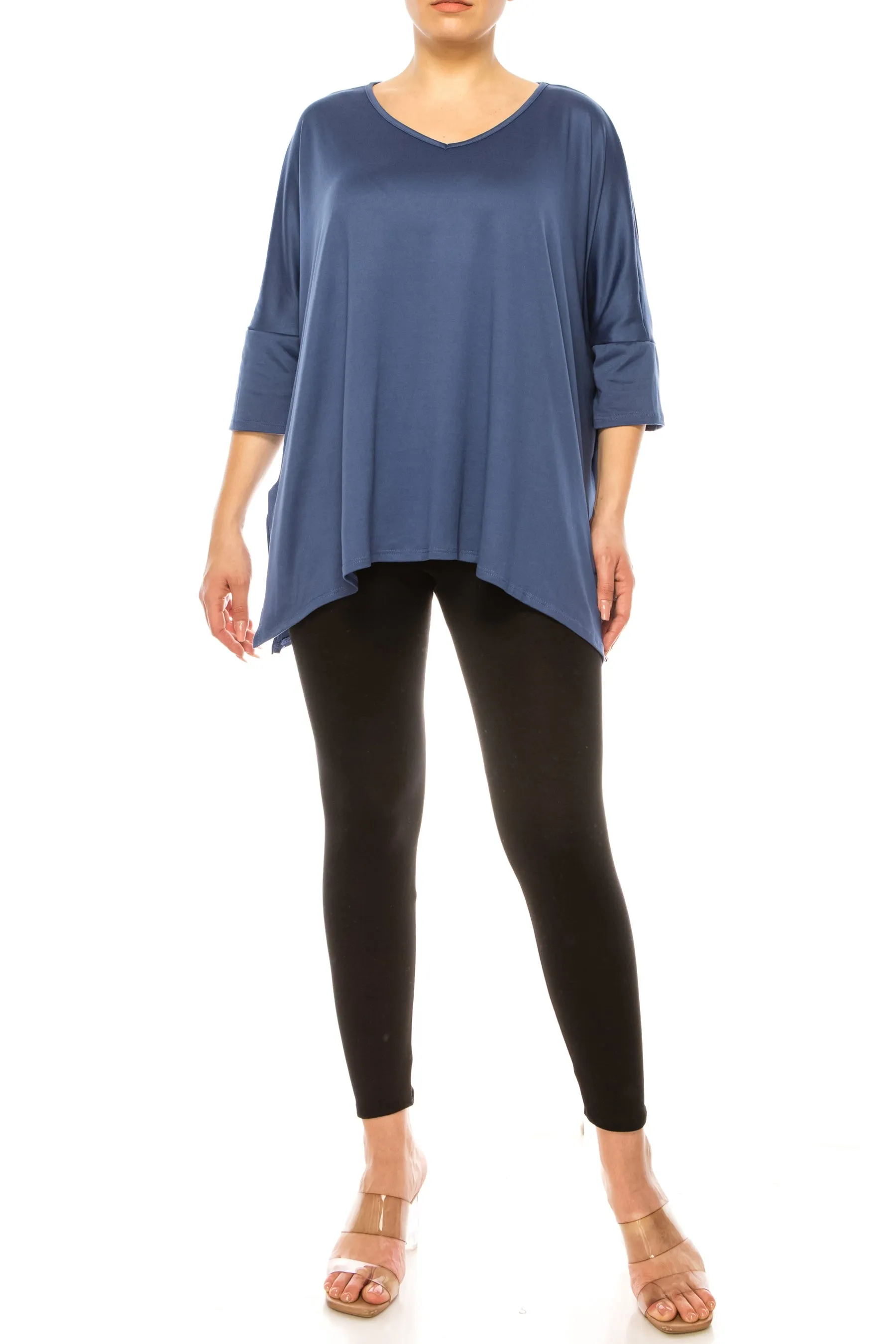 2-Piece Lounge Set Buttery Soft Tunic and Black Leggings SET876 $16Each