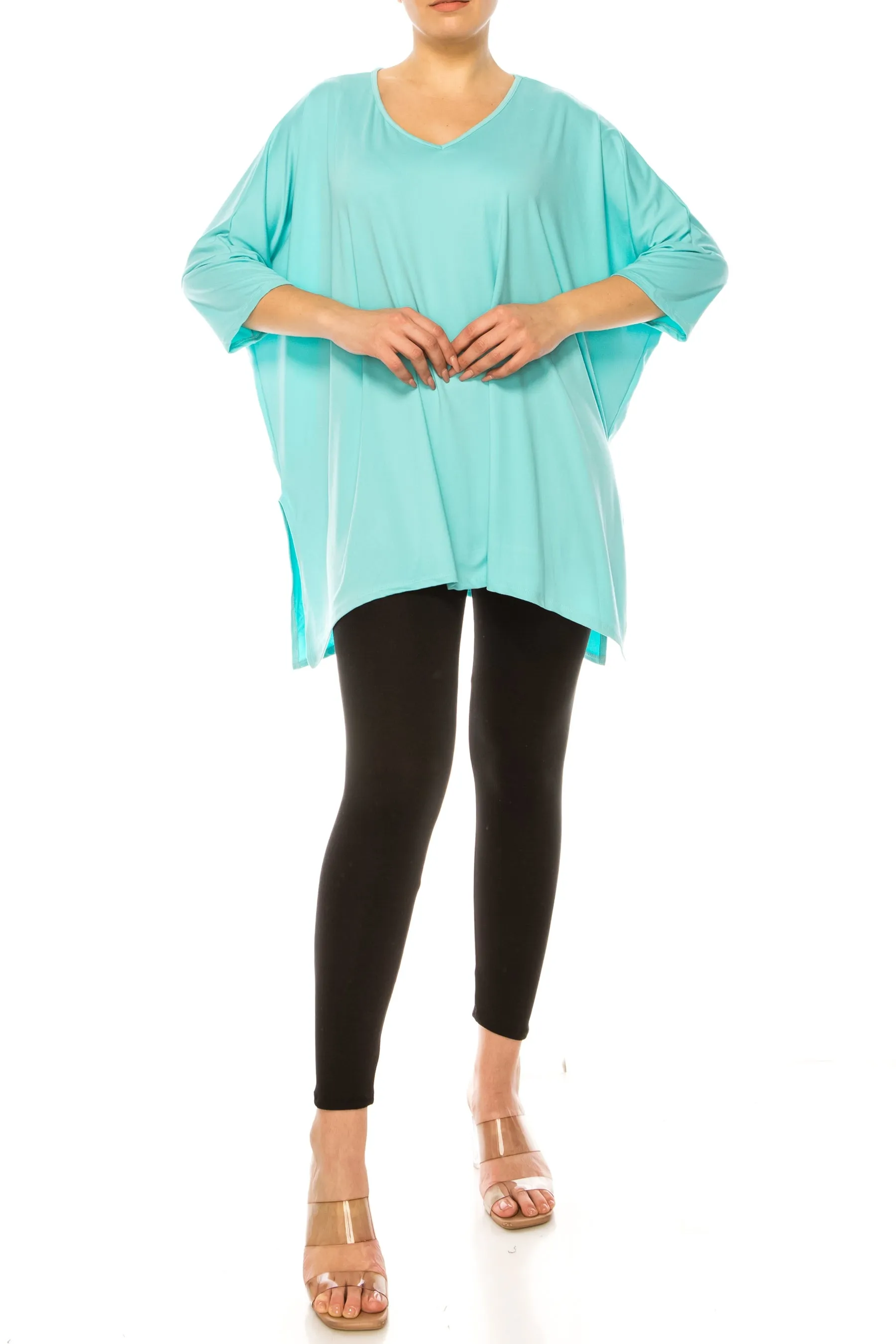 2-Piece Lounge Set Buttery Soft Tunic and Black Leggings SET876 $16Each