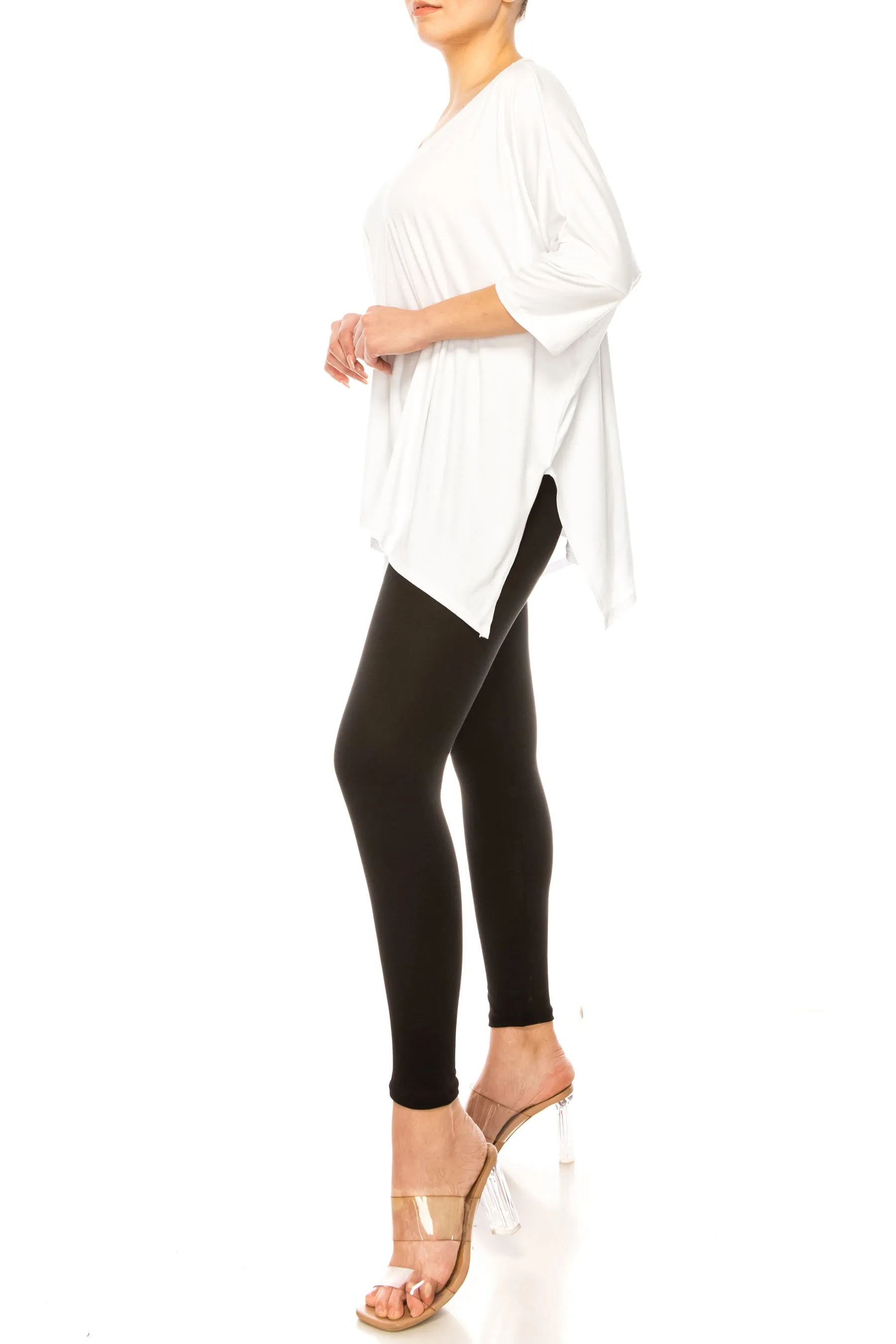 2-Piece Lounge Set Buttery Soft Tunic and Black Leggings SET876 $16Each