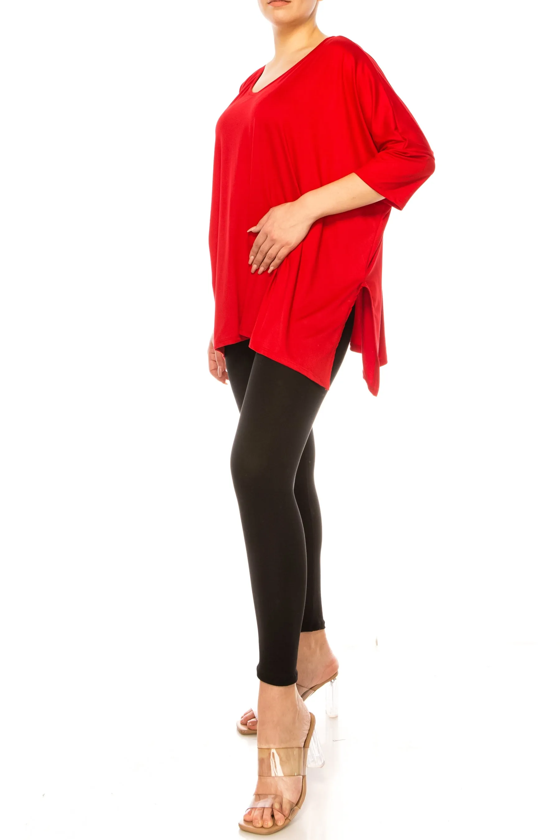 2-Piece Lounge Set Buttery Soft Tunic and Black Leggings SET876 $16Each