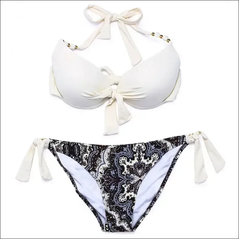 2024 print bandage bikinis - sexy push up swimsuit for women