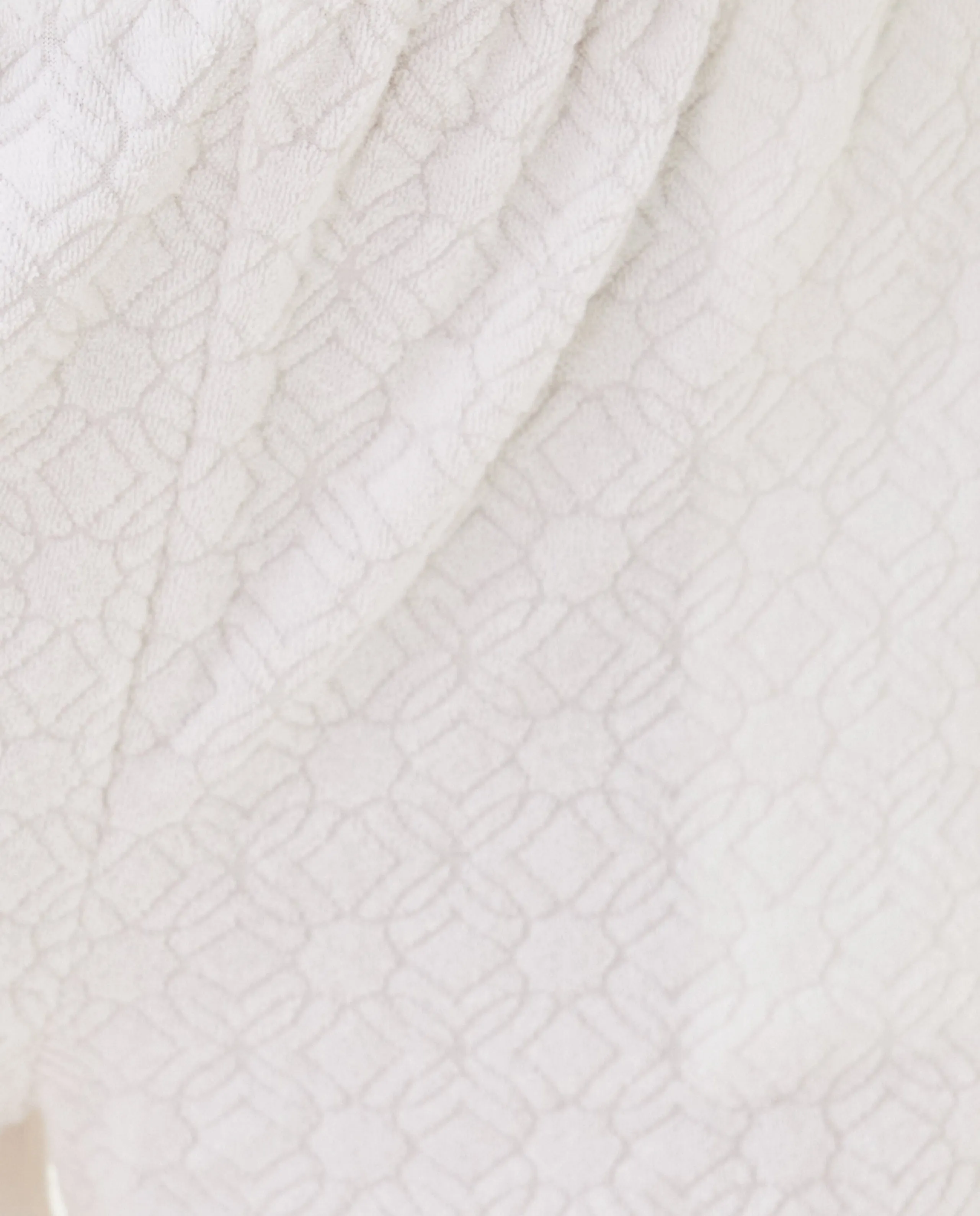 2.5" Riv Terry Cover-Up Short - Resort White Lil Butterfly