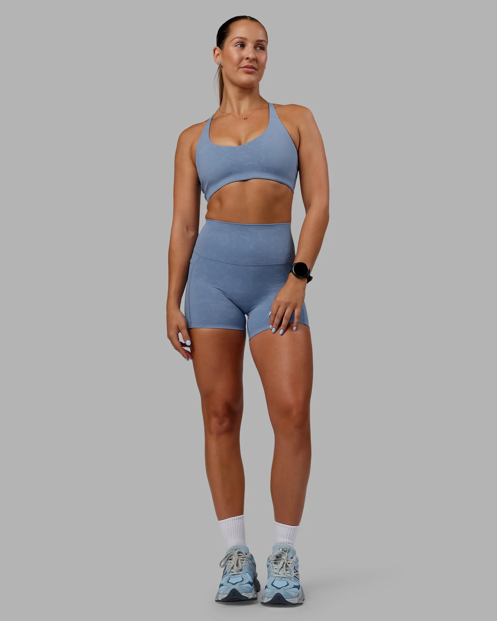 Abs Elixir X-Short Tights With Pockets - Infinity Mirage