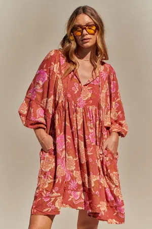 Adela Midi Dress - Woodstock