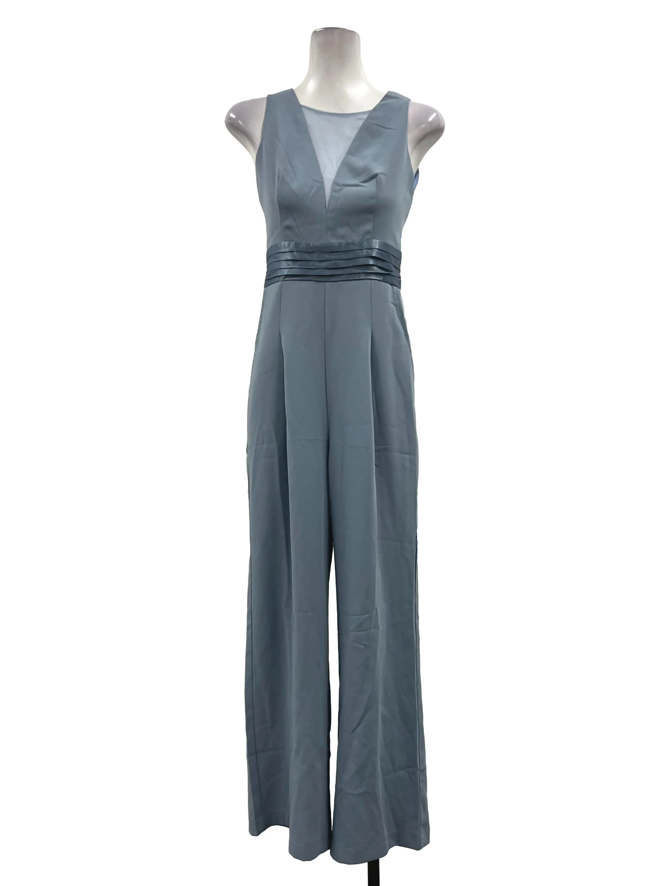 Aegean Blue Mesh Front Jumper