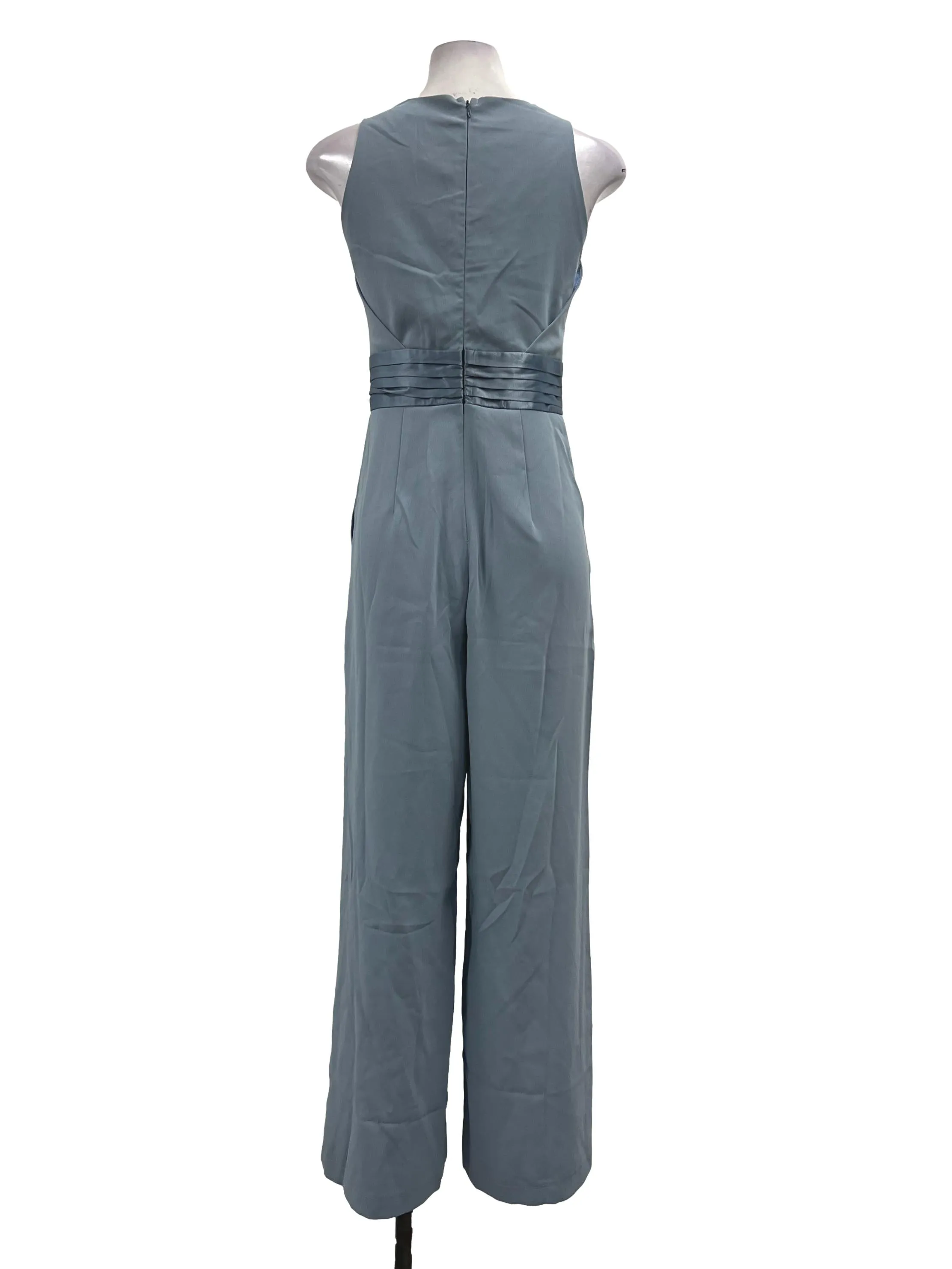 Aegean Blue Mesh Front Jumper