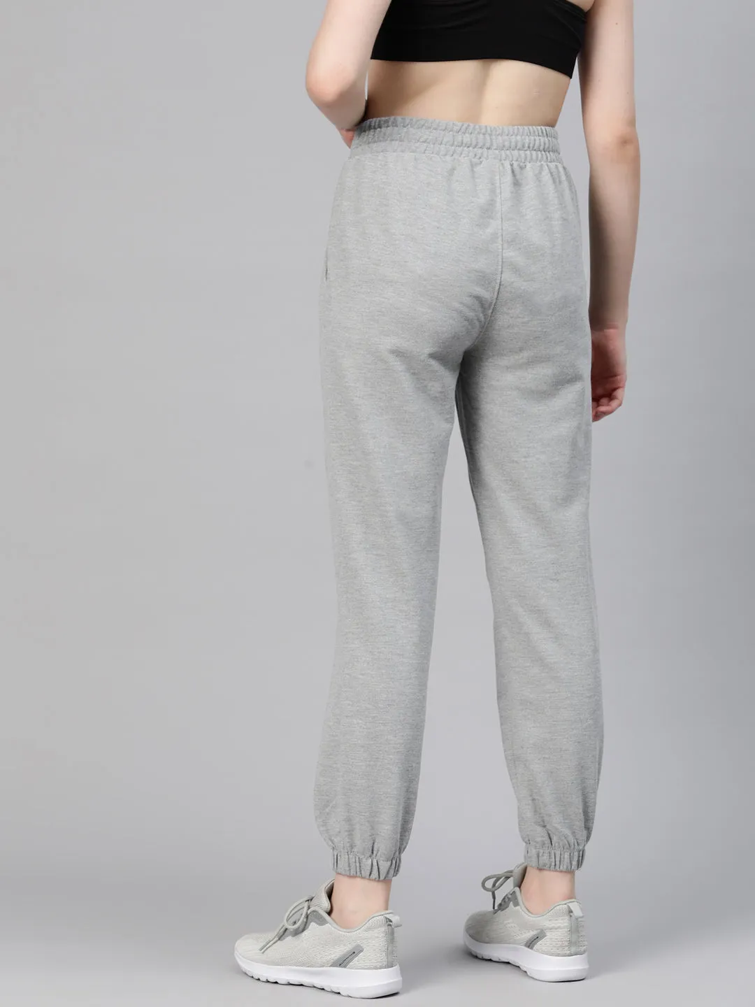 Alcis Women Solid Regular-Fit Joggers