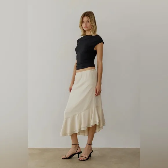 All:row The River skirt low-rise