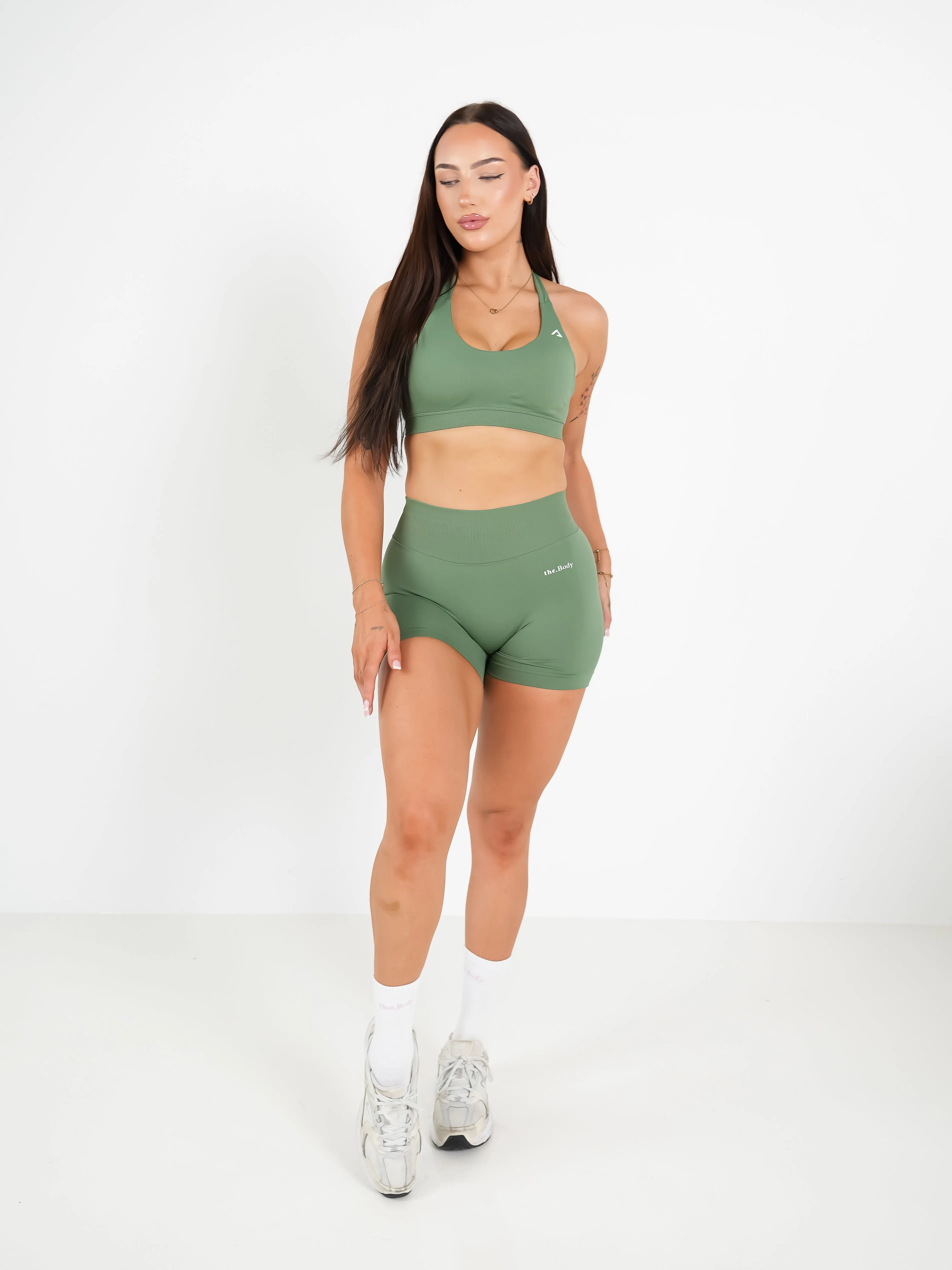 Amplify Seamless Shorts - Pistachio