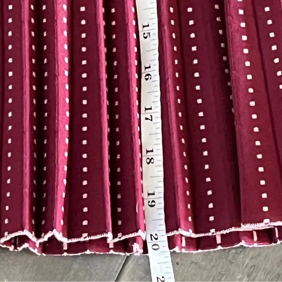 Anthropologie Maeve Corie Pleated Mini Skirt - Size Large