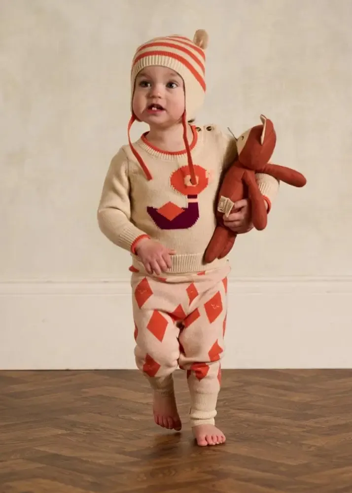 Arwen & Alden Set - Oatmeal Sweater & Trouser Set