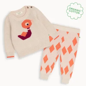 Arwen & Alden Set - Oatmeal Sweater & Trouser Set