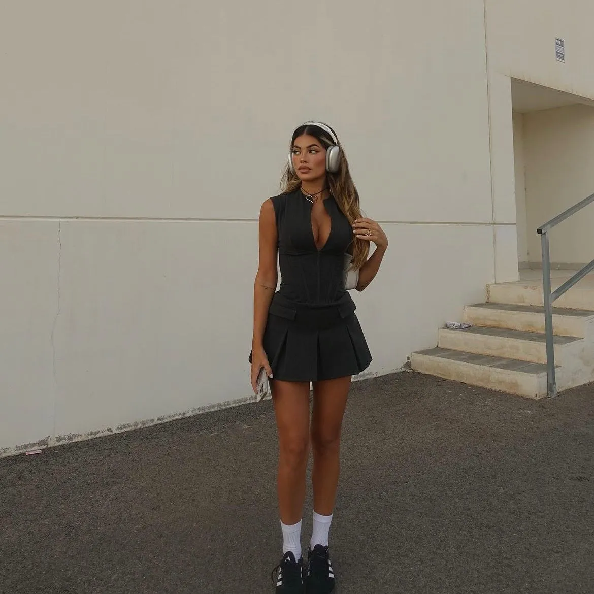 Azalea | Pleated Mini Dress