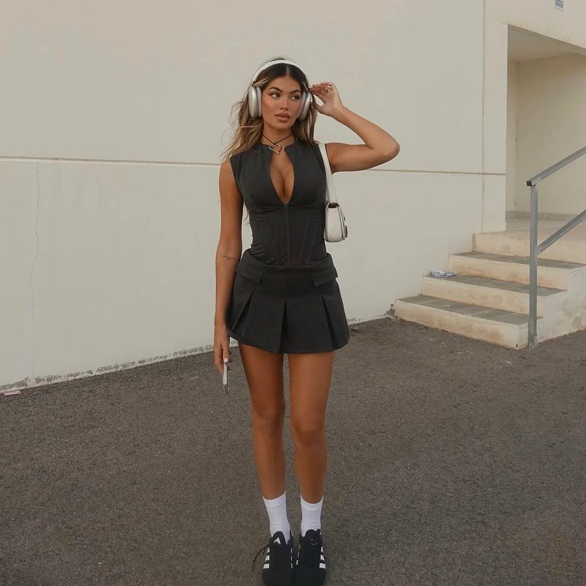 Azalea | Pleated Mini Dress