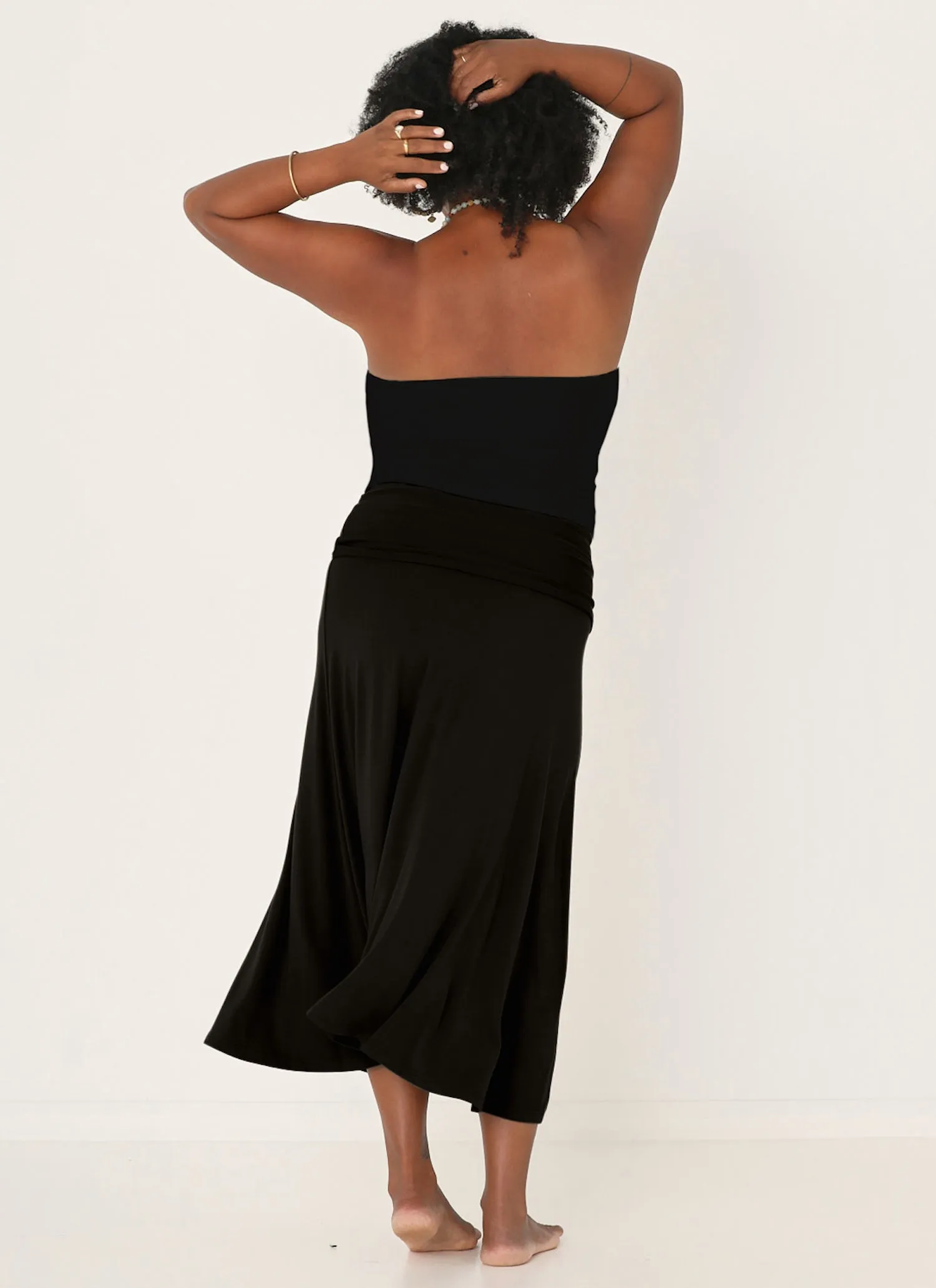 Bamboo Tube Top / Skirt - Black