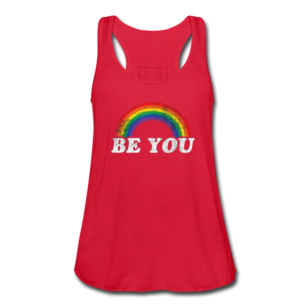 Be You LGBTQ Pride Rainbow Women’s Premium Adult T-Shirt