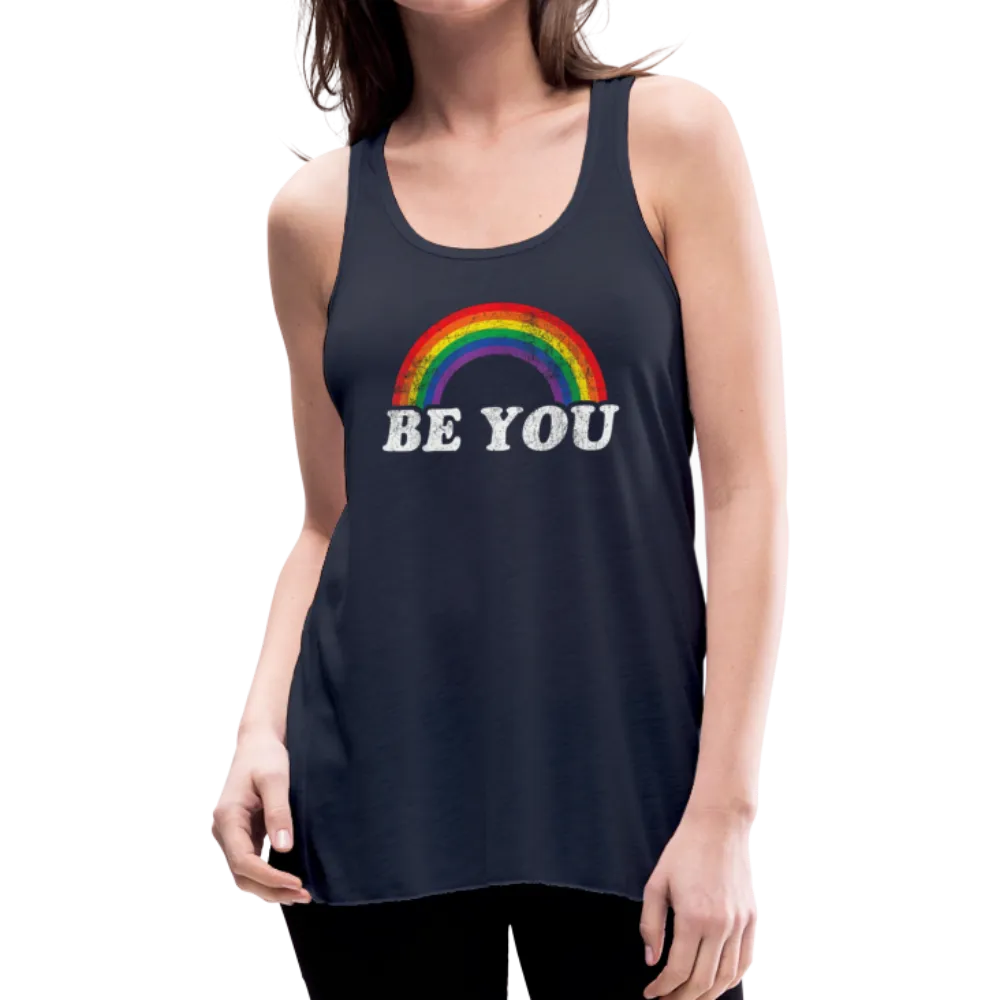 Be You LGBTQ Pride Rainbow Women’s Premium Adult T-Shirt