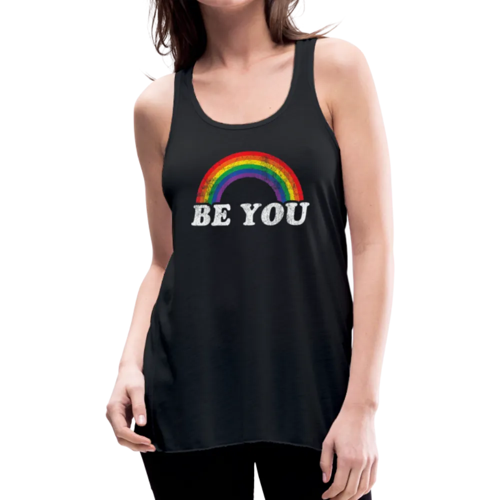 Be You LGBTQ Pride Rainbow Women’s Premium Adult T-Shirt