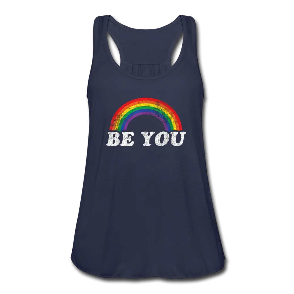 Be You LGBTQ Pride Rainbow Women’s Premium Adult T-Shirt