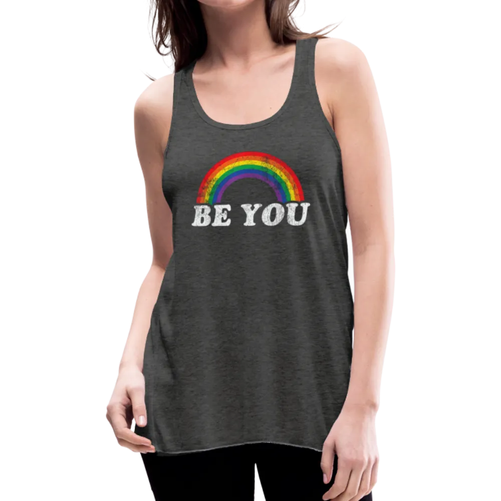Be You LGBTQ Pride Rainbow Women’s Premium Adult T-Shirt