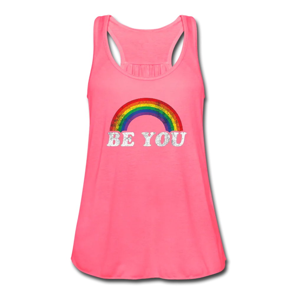 Be You LGBTQ Pride Rainbow Women’s Premium Adult T-Shirt
