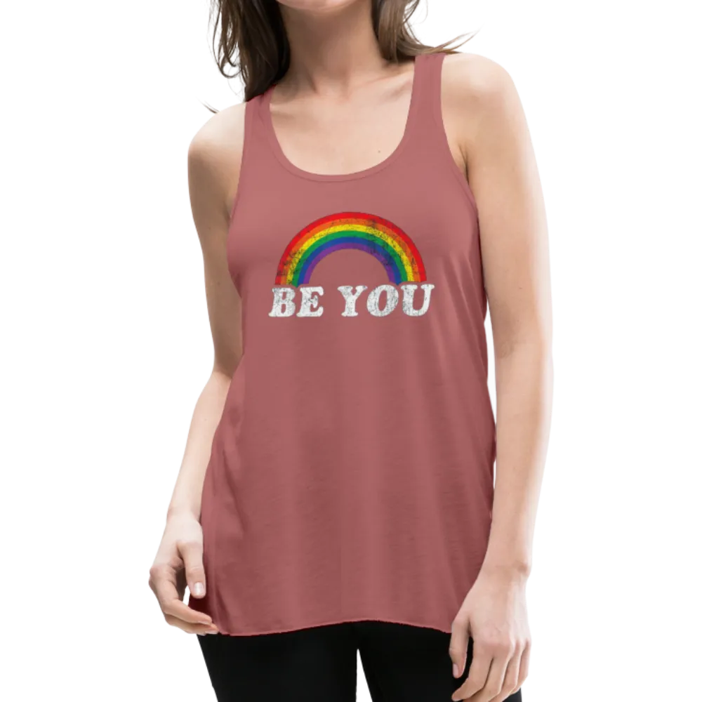 Be You LGBTQ Pride Rainbow Women’s Premium Adult T-Shirt