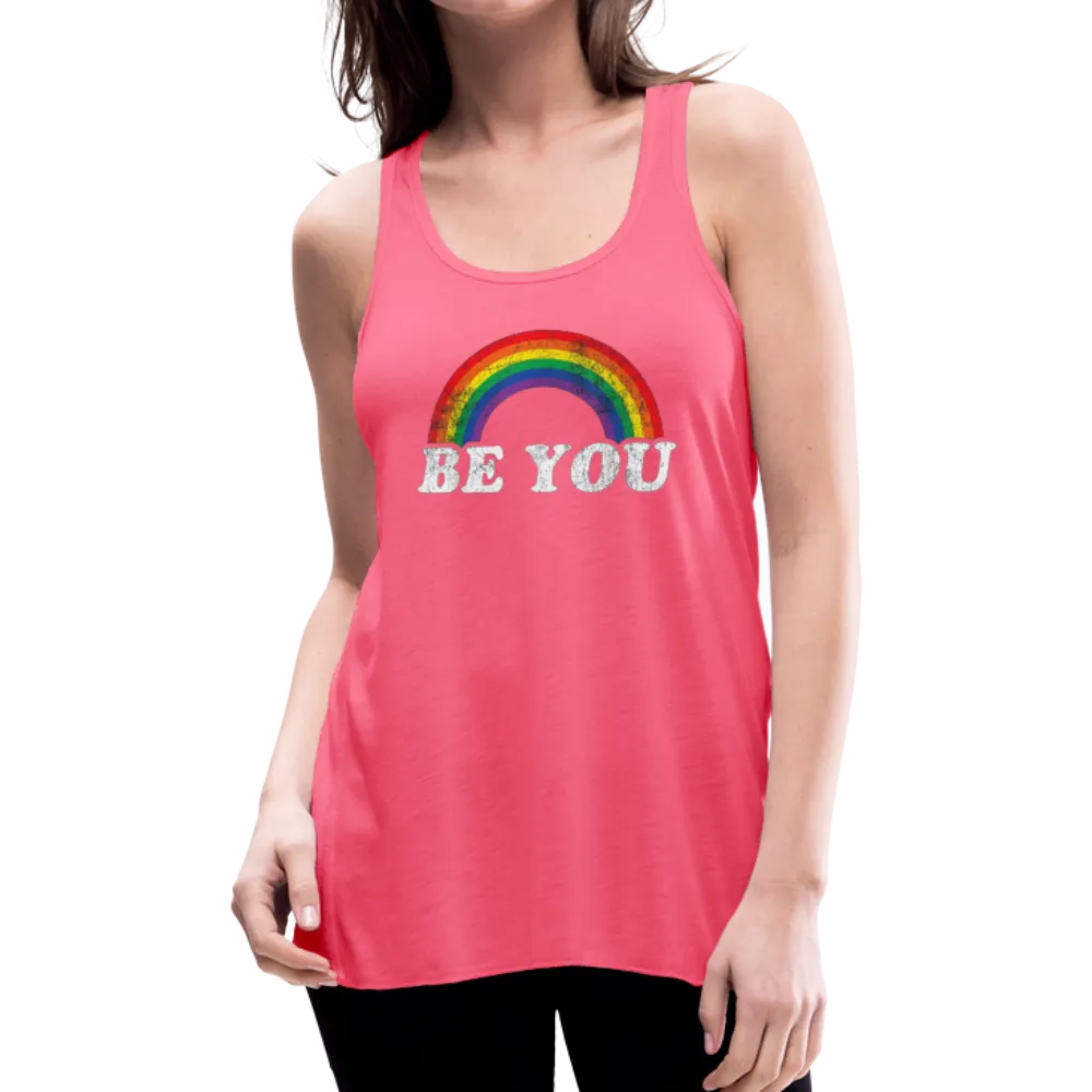 Be You LGBTQ Pride Rainbow Women’s Premium Adult T-Shirt