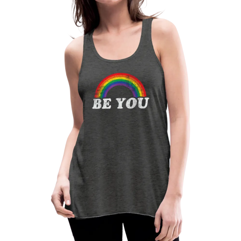 Be You LGBTQ Pride Rainbow Women’s Premium Adult T-Shirt