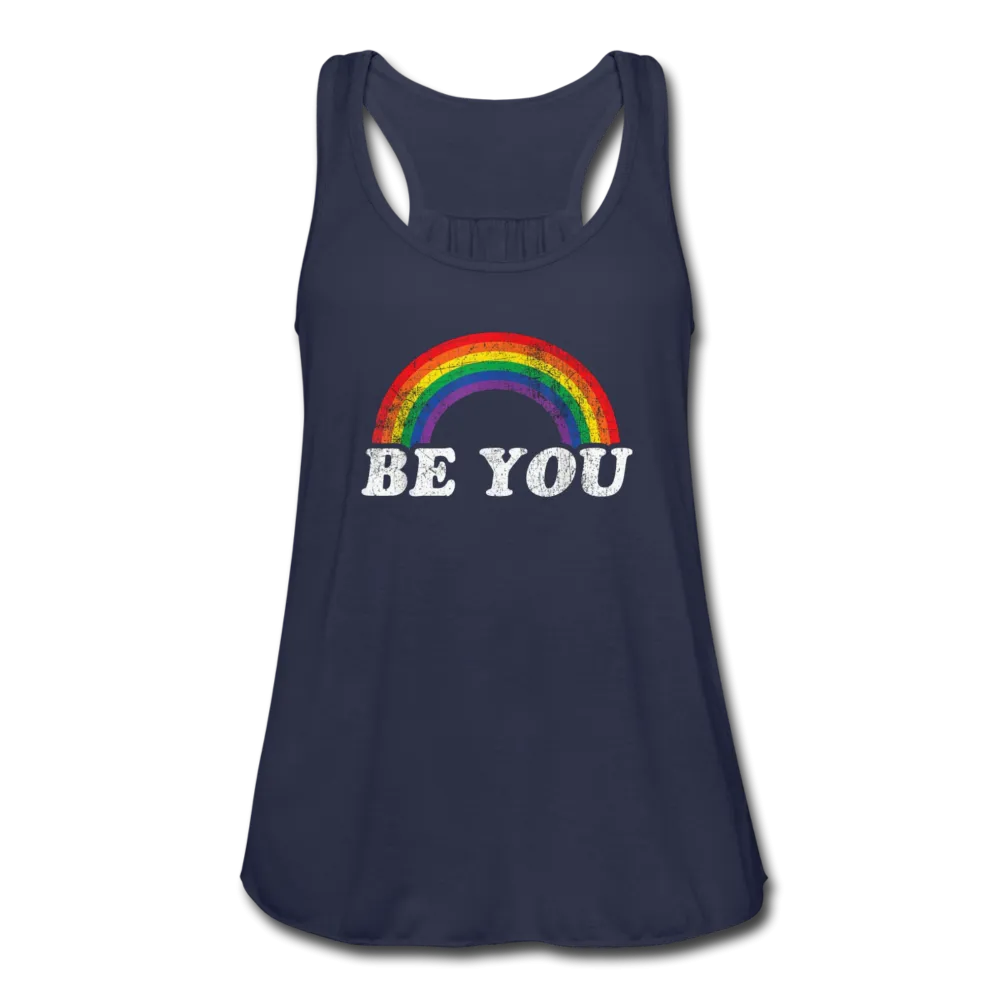 Be You LGBTQ Pride Rainbow Women’s Premium Adult T-Shirt