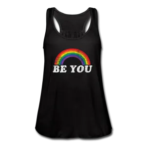 Be You LGBTQ Pride Rainbow Women’s Premium Adult T-Shirt