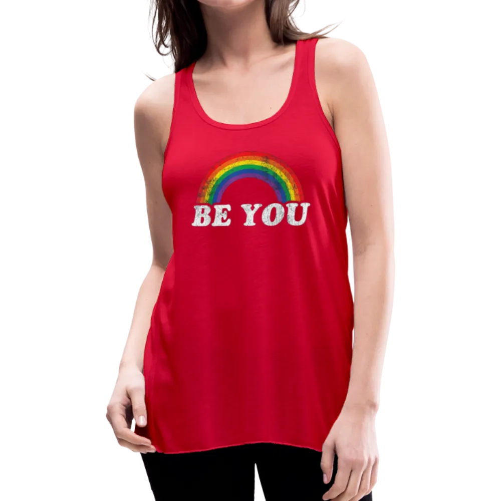 Be You LGBTQ Pride Rainbow Women’s Premium Adult T-Shirt