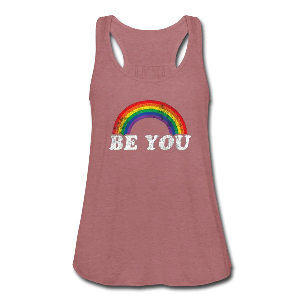 Be You LGBTQ Pride Rainbow Women’s Premium Adult T-Shirt