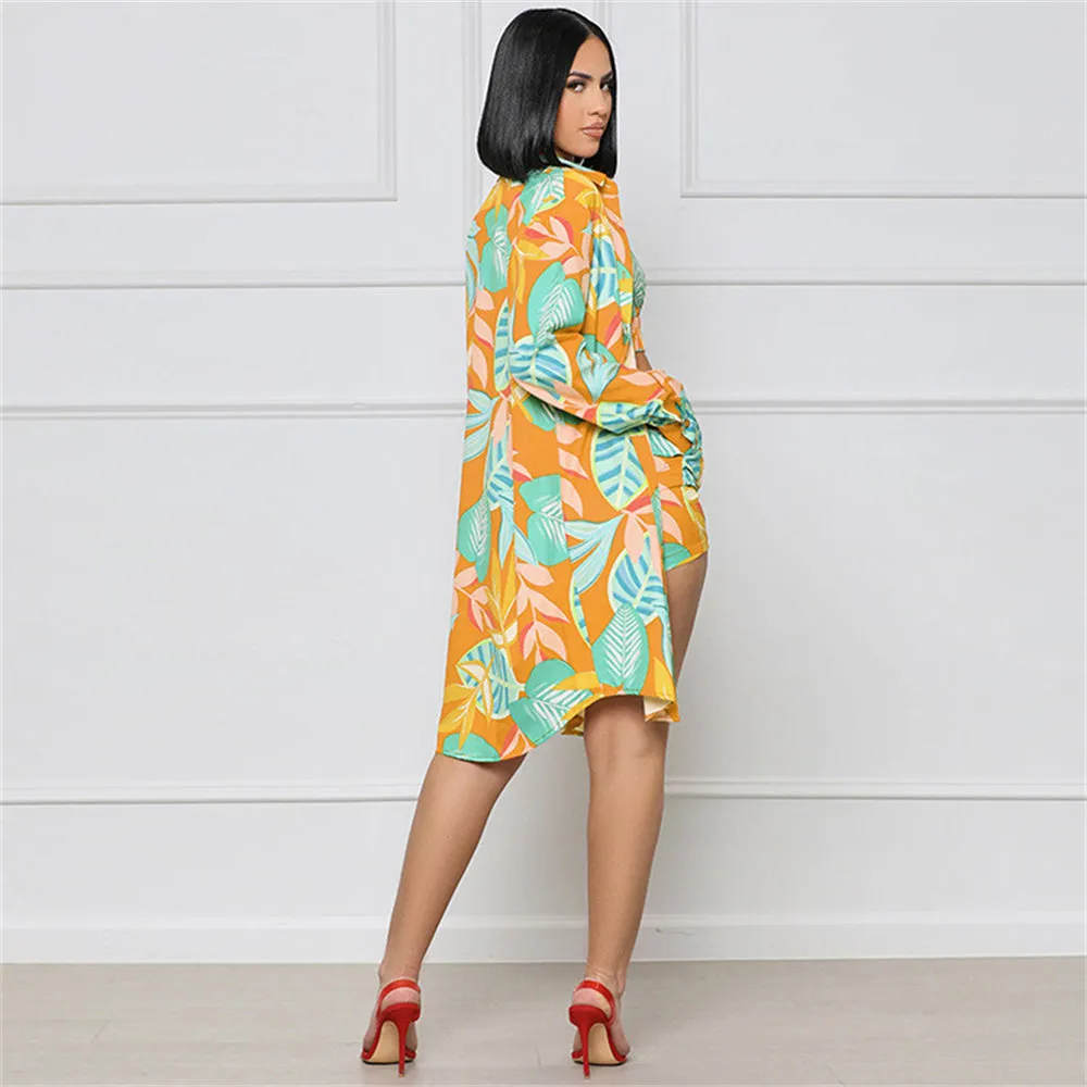 Beach Wear Print 3 Piece Cover Up Bathing Suit