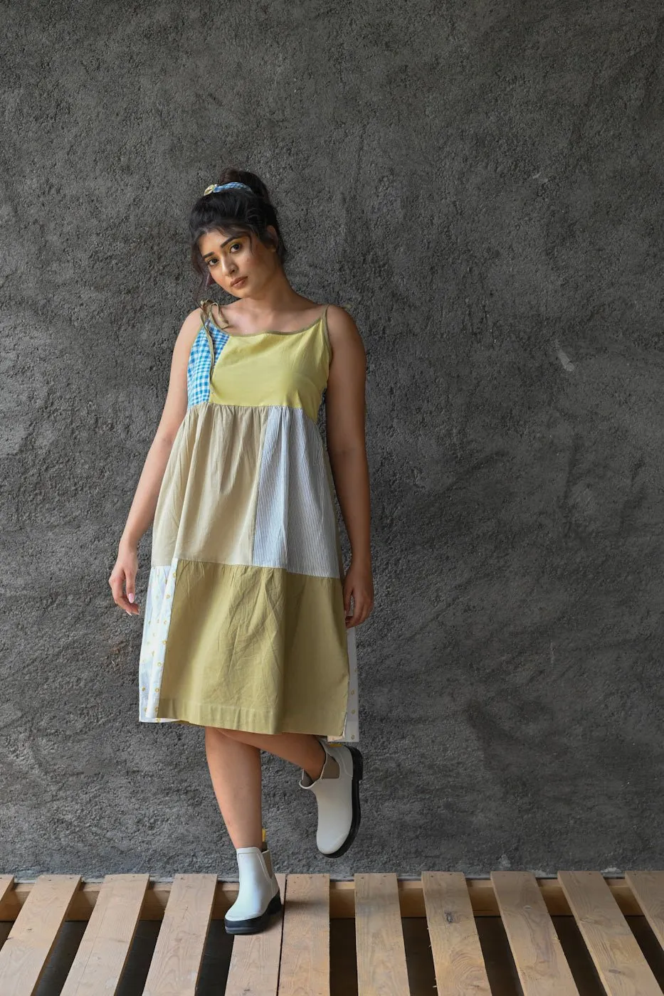 Beatrice - Panel Midi Dress
