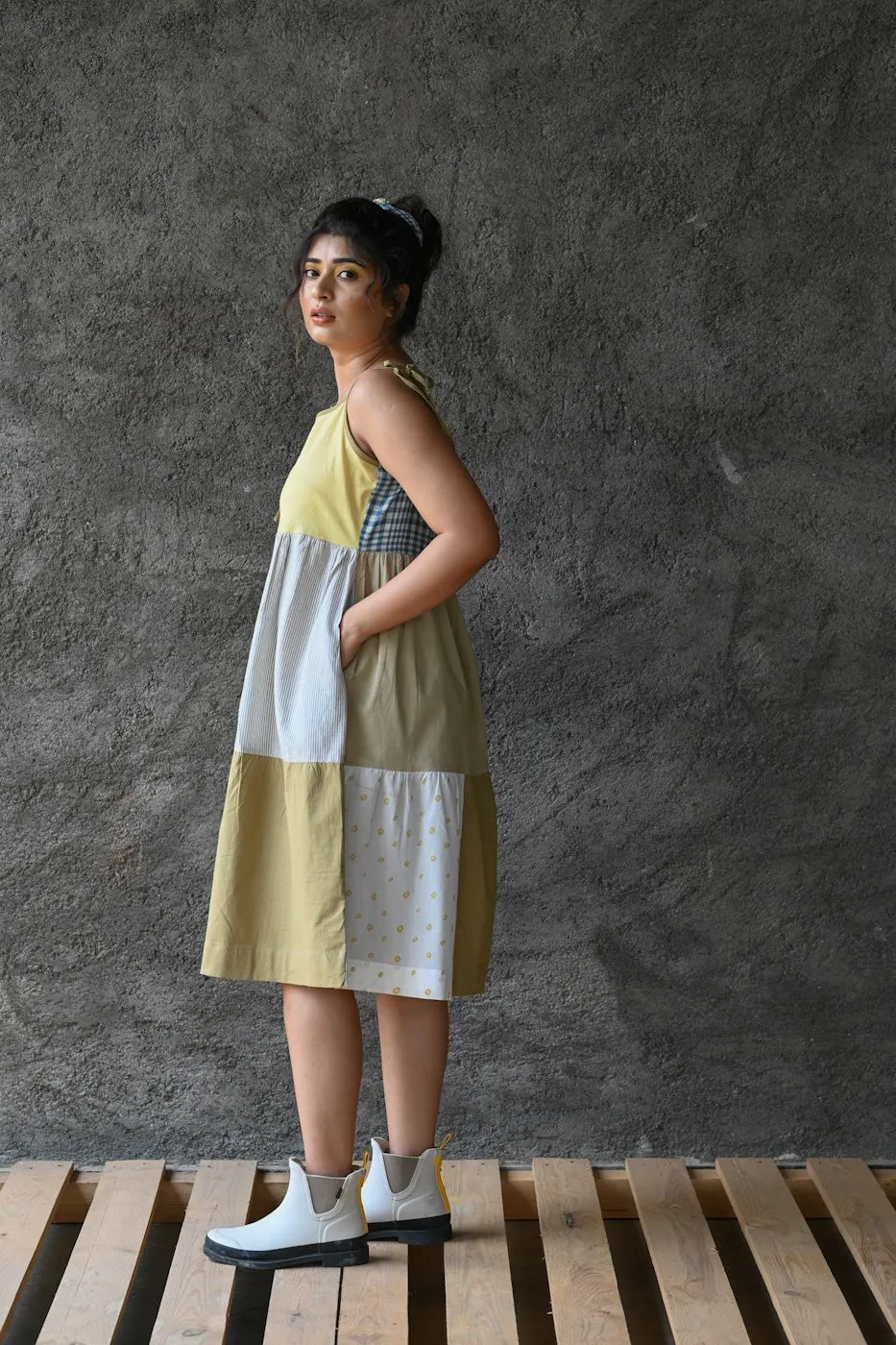 Beatrice - Panel Midi Dress