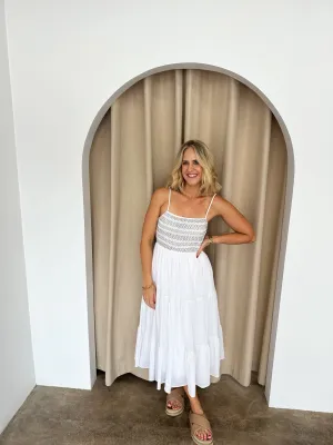Becca Dress -White