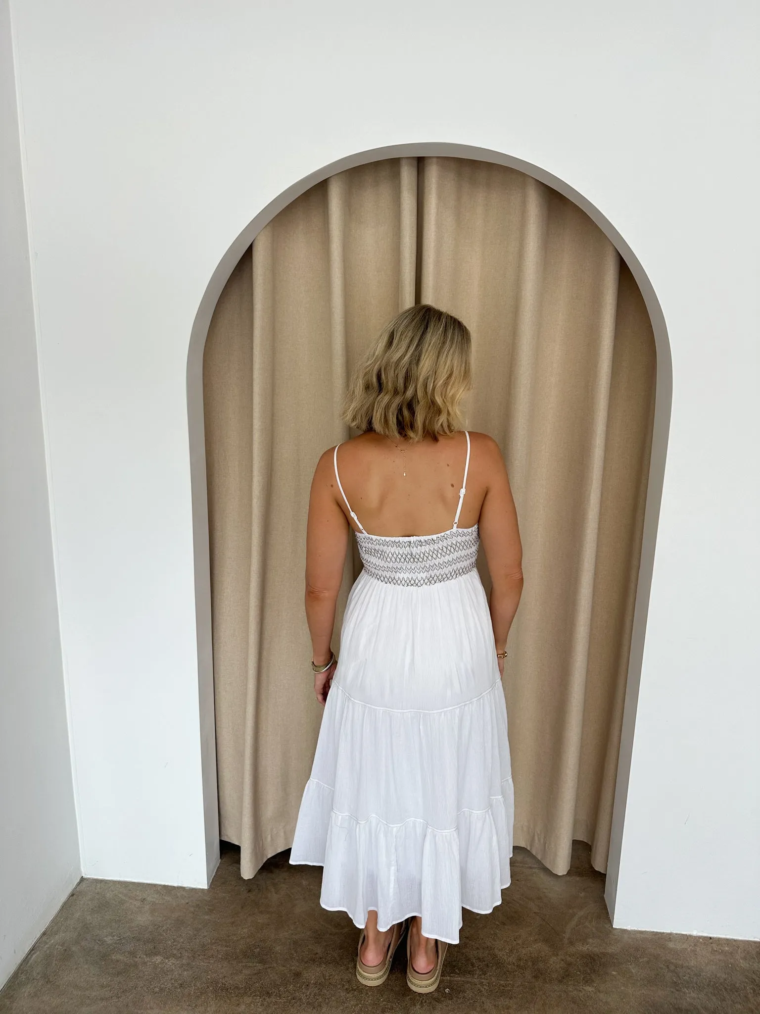 Becca Dress -White