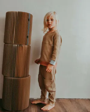 Beige Harem Style Joggers