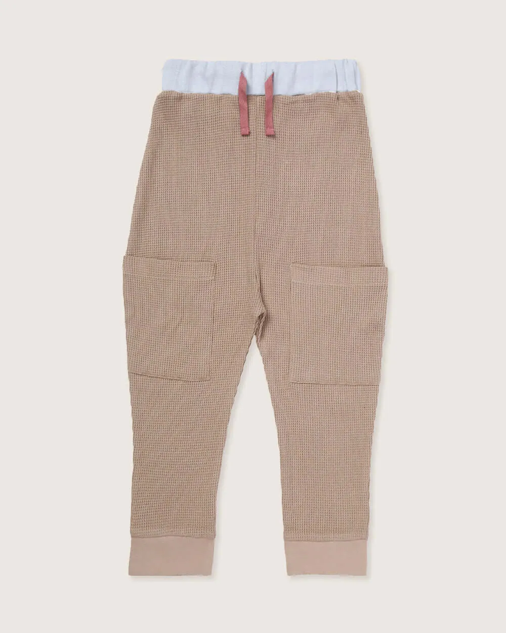 Beige Harem Style Joggers