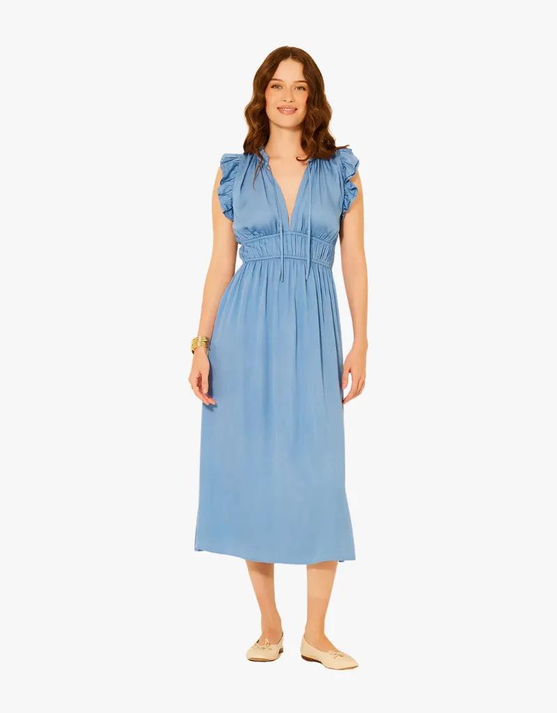 BILA Paseo de Oro Dress in Coastal Blue