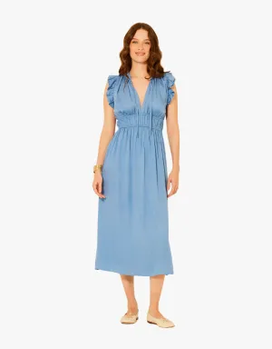 BILA Paseo de Oro Dress in Coastal Blue