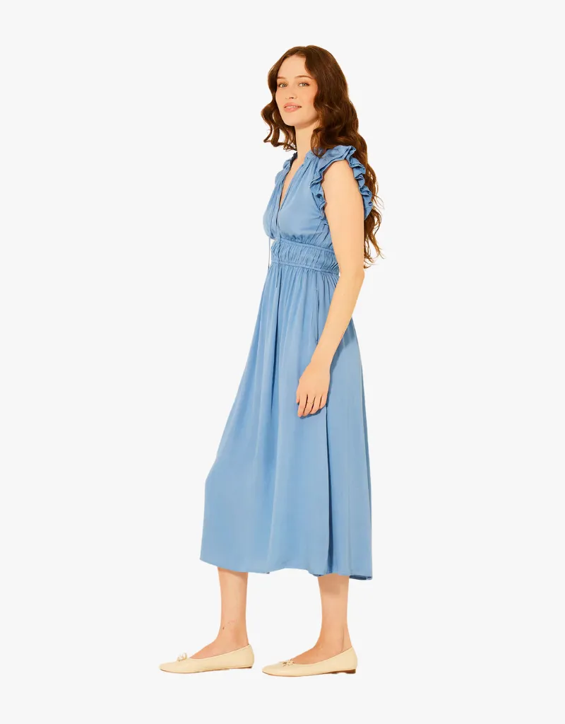 BILA Paseo de Oro Dress in Coastal Blue