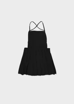 Black Apron Mini Dress