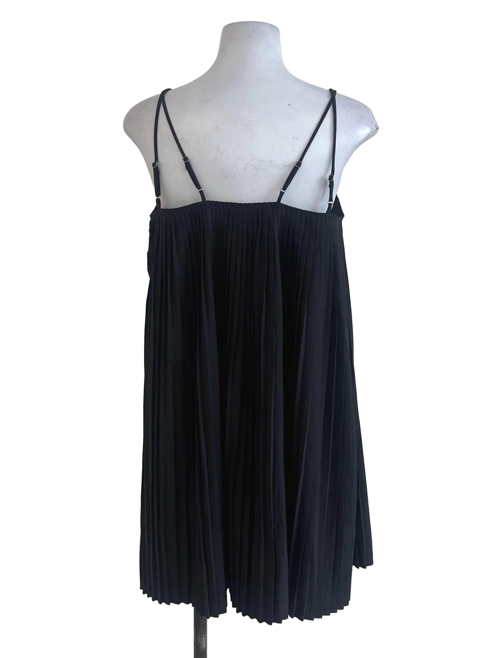 Black Pleated Dress